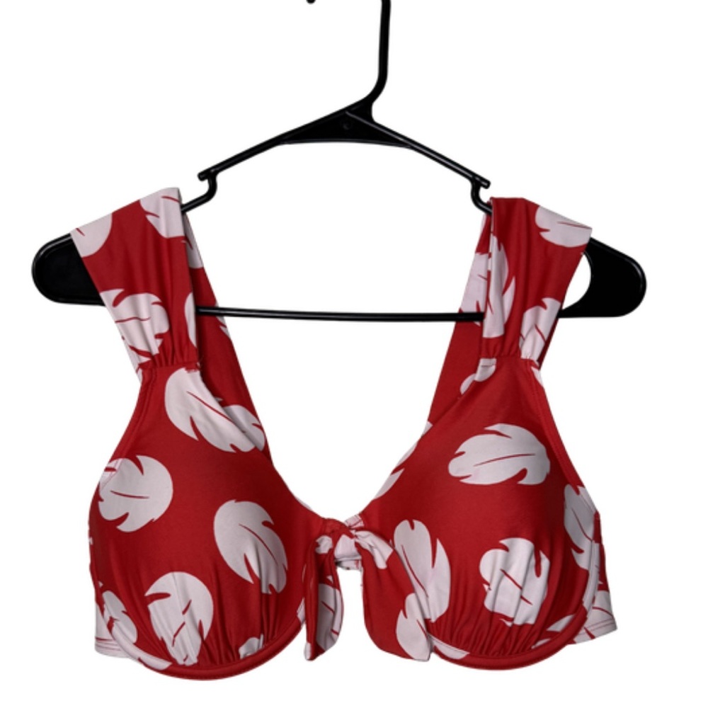 Disney lilo & stitch leaf print bikini top